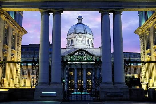 Government Buildings, Dublin, at dusk